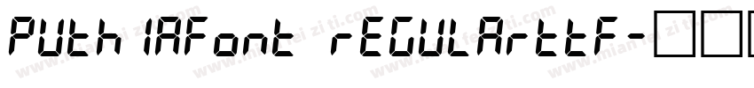 PUTHIAfont Regularttf字体转换
